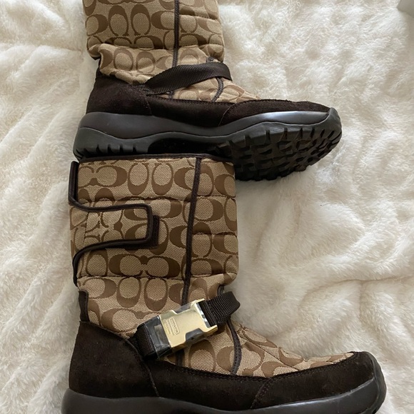 COACH SHARON BROWN BOOTS 9B - Picture 2 of 9